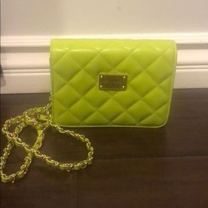 St. John Quilted Crossbody Purse/Clutch